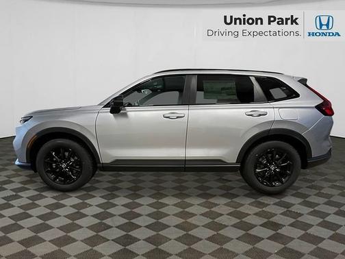 Solar Silver Metallic 2026 Honda CR-V Hybrid Sport-L