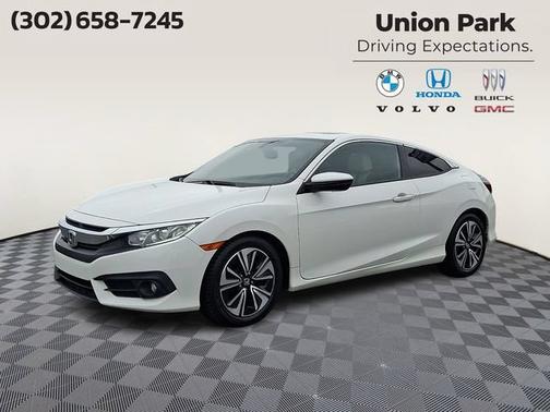 White 2017 Honda Civic EX-L
