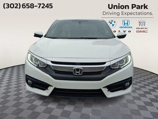 White 2017 Honda Civic EX-L