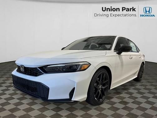 Platinum White Pearl 2026 Honda Civic Sport