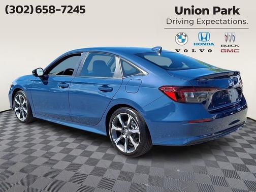 Blue 2026 Honda Civic Hybrid Sport Touring