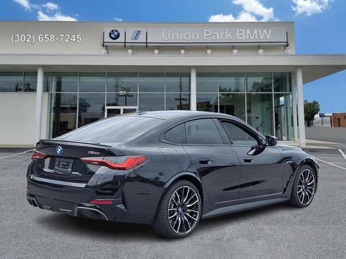 Black Sapphire Metallic 2023 BMW i4 Gran Coupe M50