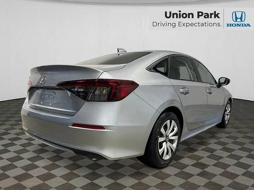 Solar Silver Metallic 2026 Honda Civic LX