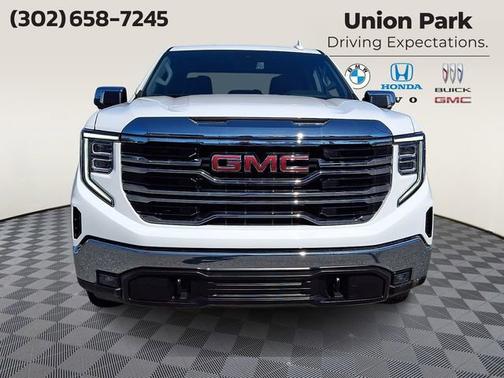 Summit White 2025 GMC Sierra 1500 SLT