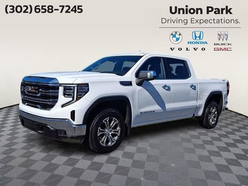 Summit White 2025 GMC Sierra 1500 SLT
