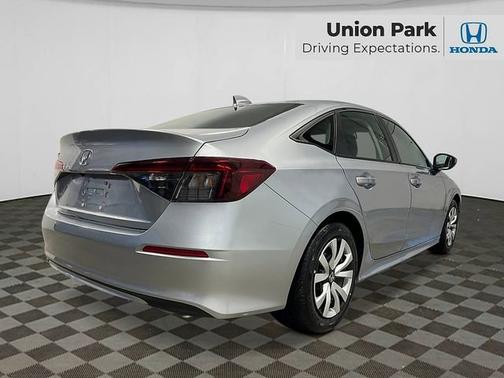 Solar Silver Metallic 2026 Honda Civic LX