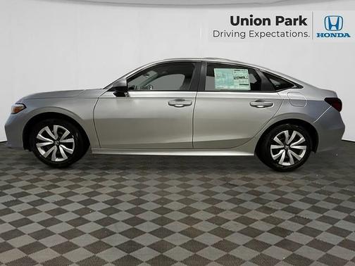 Solar Silver Metallic 2026 Honda Civic LX