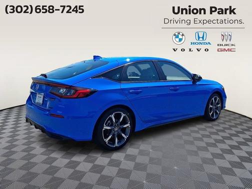 Blue 2026 Honda Civic Hybrid Sport Touring
