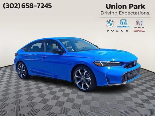 Blue 2026 Honda Civic Hybrid Sport Touring