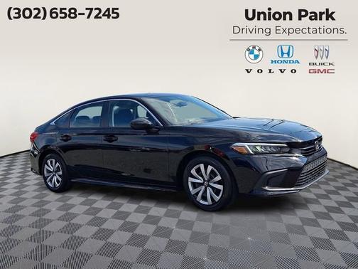 Black 2023 Honda Civic LX