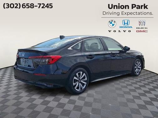 Black 2023 Honda Civic LX