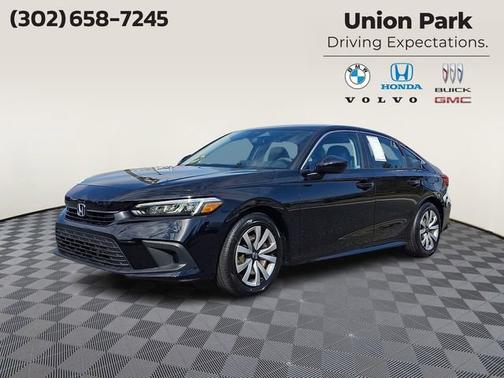 Black 2023 Honda Civic LX