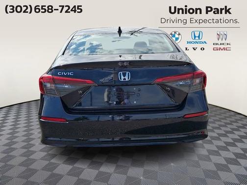 Black 2023 Honda Civic LX