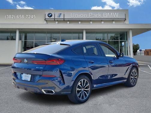 Phytonic Blue Metallic 2021 BMW X6 xDrive40i