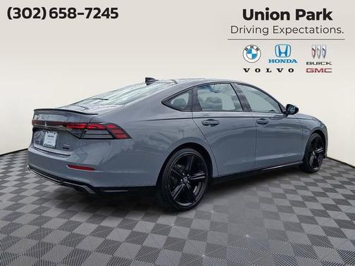 Gray 2024 Honda Accord Hybrid Sport-L