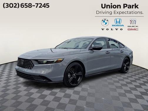 Gray 2024 Honda Accord Hybrid Sport-L