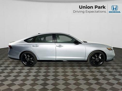 Solar Silver Metallic 2026 Honda Accord Hybrid Sport-L