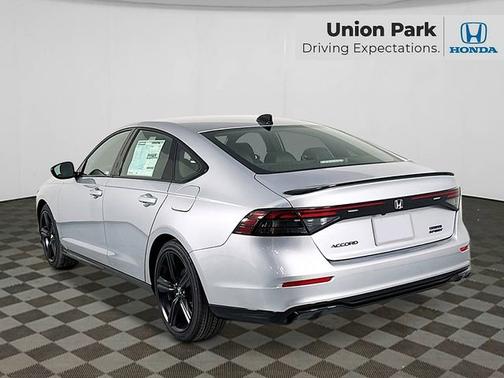 Solar Silver Metallic 2026 Honda Accord Hybrid Sport-L