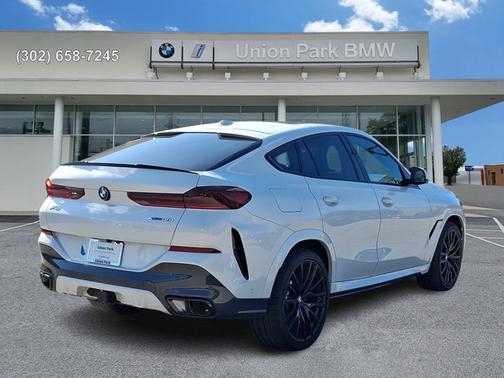 Mineral White Metallic 2024 BMW X6 xDrive40i