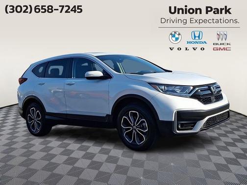 White 2021 Honda CR-V EX