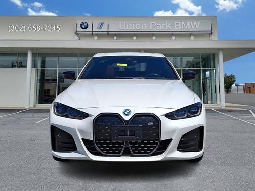Mineral White Metallic 2023 BMW i4 Gran Coupe M50
