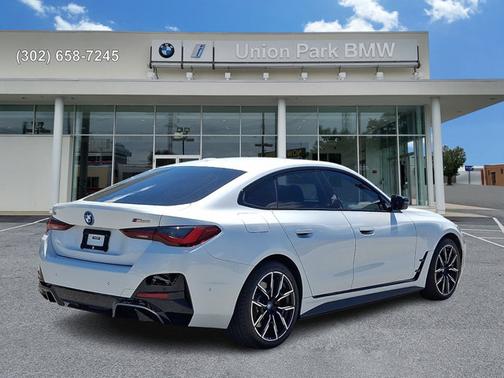 Mineral White Metallic 2023 BMW i4 Gran Coupe M50