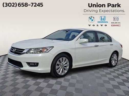 White 2014 Honda Accord Touring