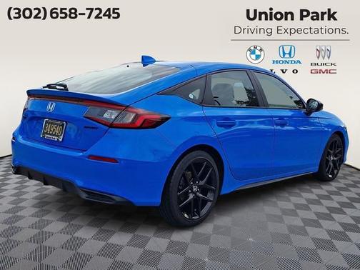 Blue 2026 Honda Civic Sport
