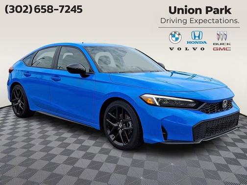 Blue 2026 Honda Civic Sport