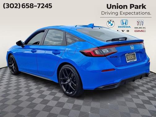 Blue 2026 Honda Civic Sport