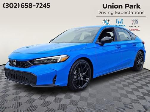 Blue 2026 Honda Civic Sport