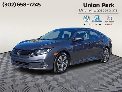 Gray 2019 Honda Civic LX