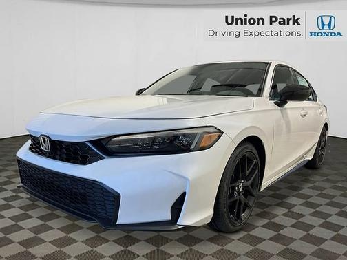 Platinum White Pearl 2026 Honda Civic Sport