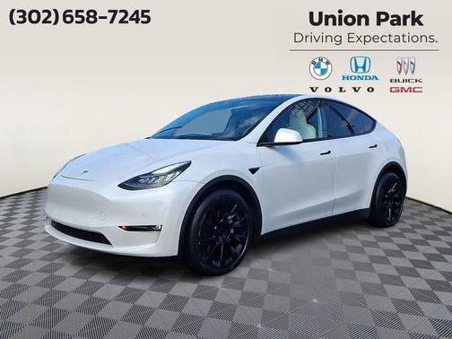 White 2021 Tesla Model Y Long Range