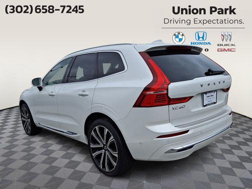 Crystal White Metallic 2023 Volvo XC60 Ultimate Bright Theme