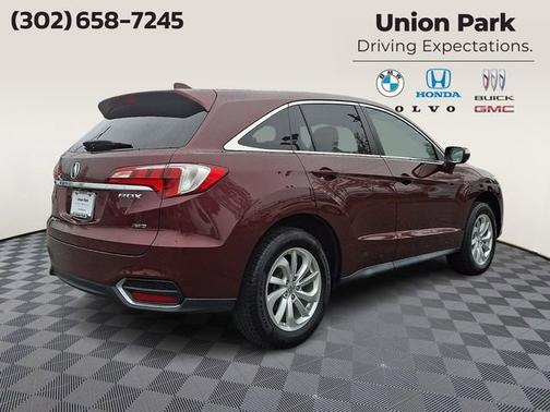 Red 2017 Acura RDX