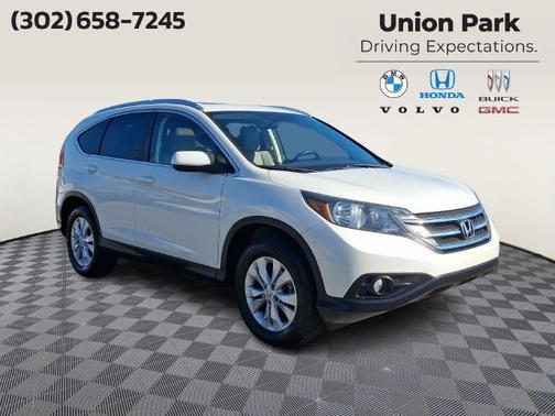 White 2012 Honda CR-V EX-L