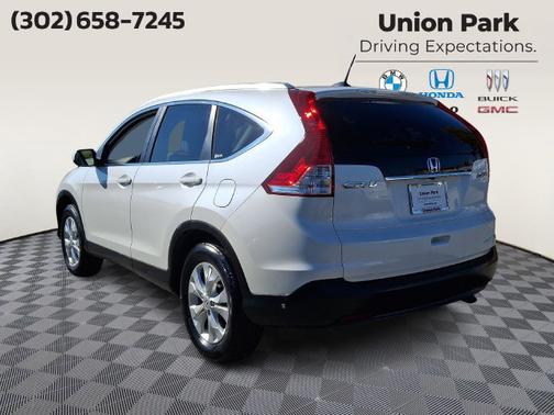White 2012 Honda CR-V EX-L