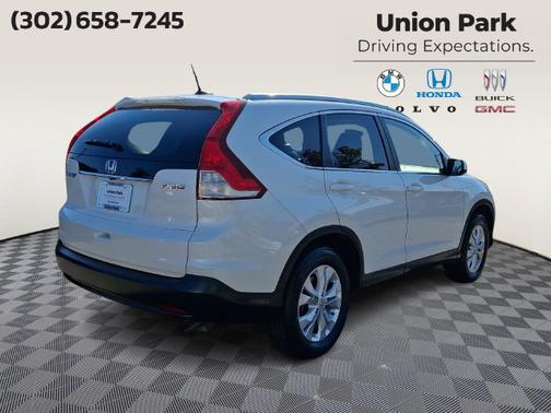 White 2012 Honda CR-V EX-L