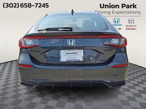 Gray 2026 Honda Civic Hybrid Sport