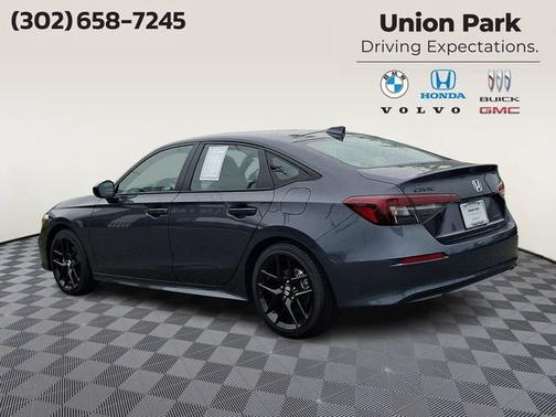 Gray 2026 Honda Civic Hybrid Sport