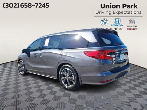 Gray 2024 Honda Odyssey Elite