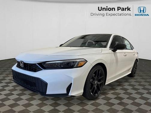 Platinum White Pearl 2026 Honda Civic Sport