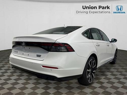 Platinum White Pearl 2026 Honda Accord Hybrid Touring