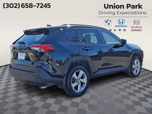Midnight Black Metallic 2021 Toyota RAV4 Hybrid XLE Premium