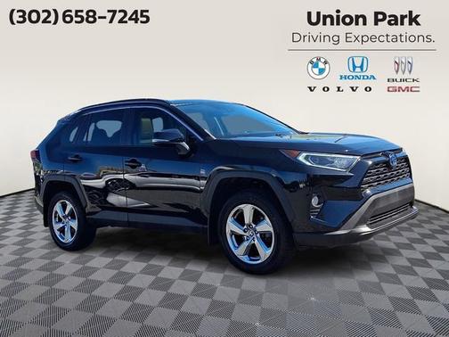 Midnight Black Metallic 2021 Toyota RAV4 Hybrid XLE Premium