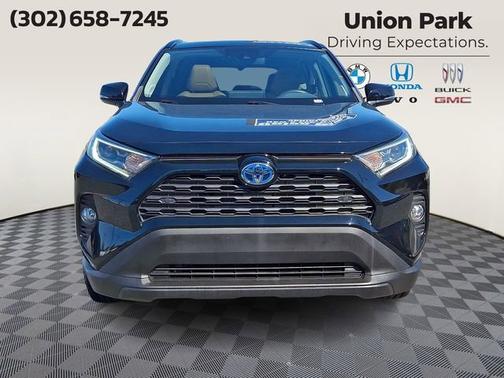 Midnight Black Metallic 2021 Toyota RAV4 Hybrid XLE Premium