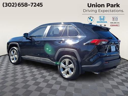 Midnight Black Metallic 2021 Toyota RAV4 Hybrid XLE Premium
