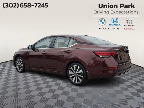 Rosewood Metallic 2021 Nissan Sentra SV