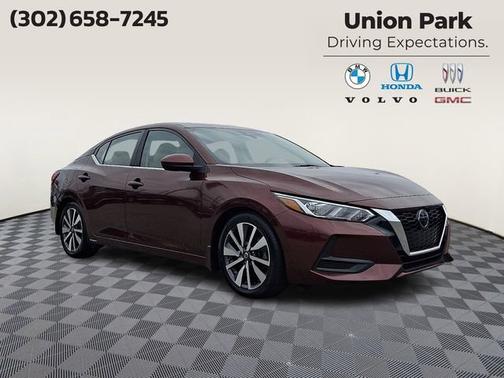 Rosewood Metallic 2021 Nissan Sentra SV